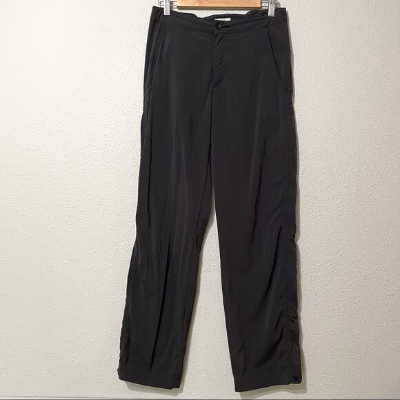 Royal Robbins Black Full Length Womens Outdoor Hiking Pants 6 Gorpcore Casual - Picture 1 of 11